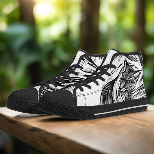 Lunar Fox High Top Canvas Shoes- Men