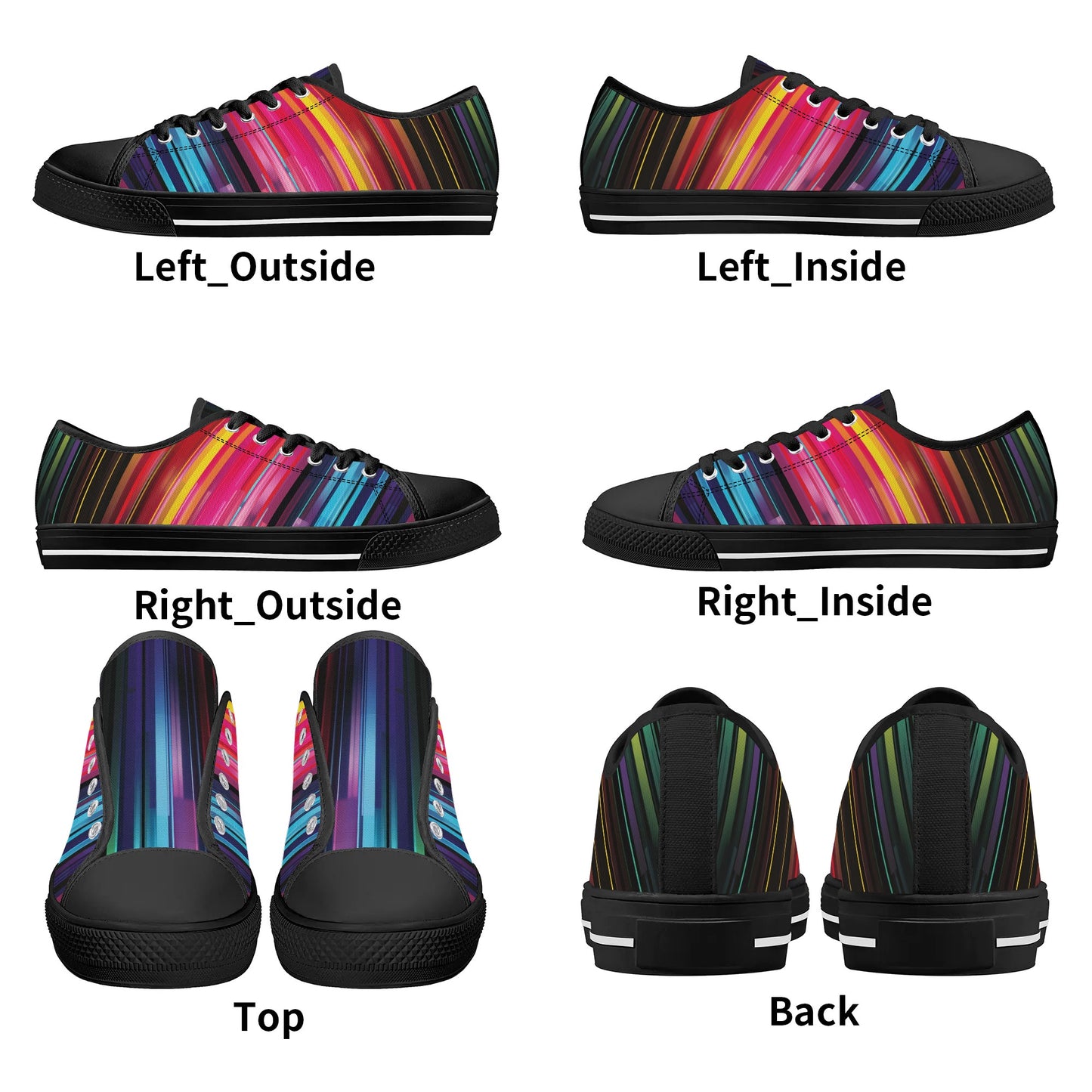 Colorwave Low Top Canvas Shoes - Women