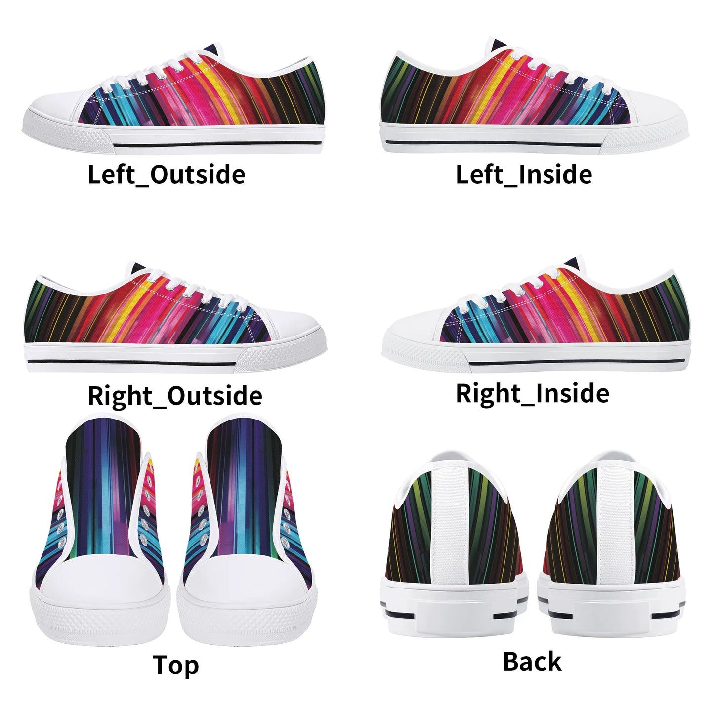 Colorwave Low Top Canvas Shoes - Women