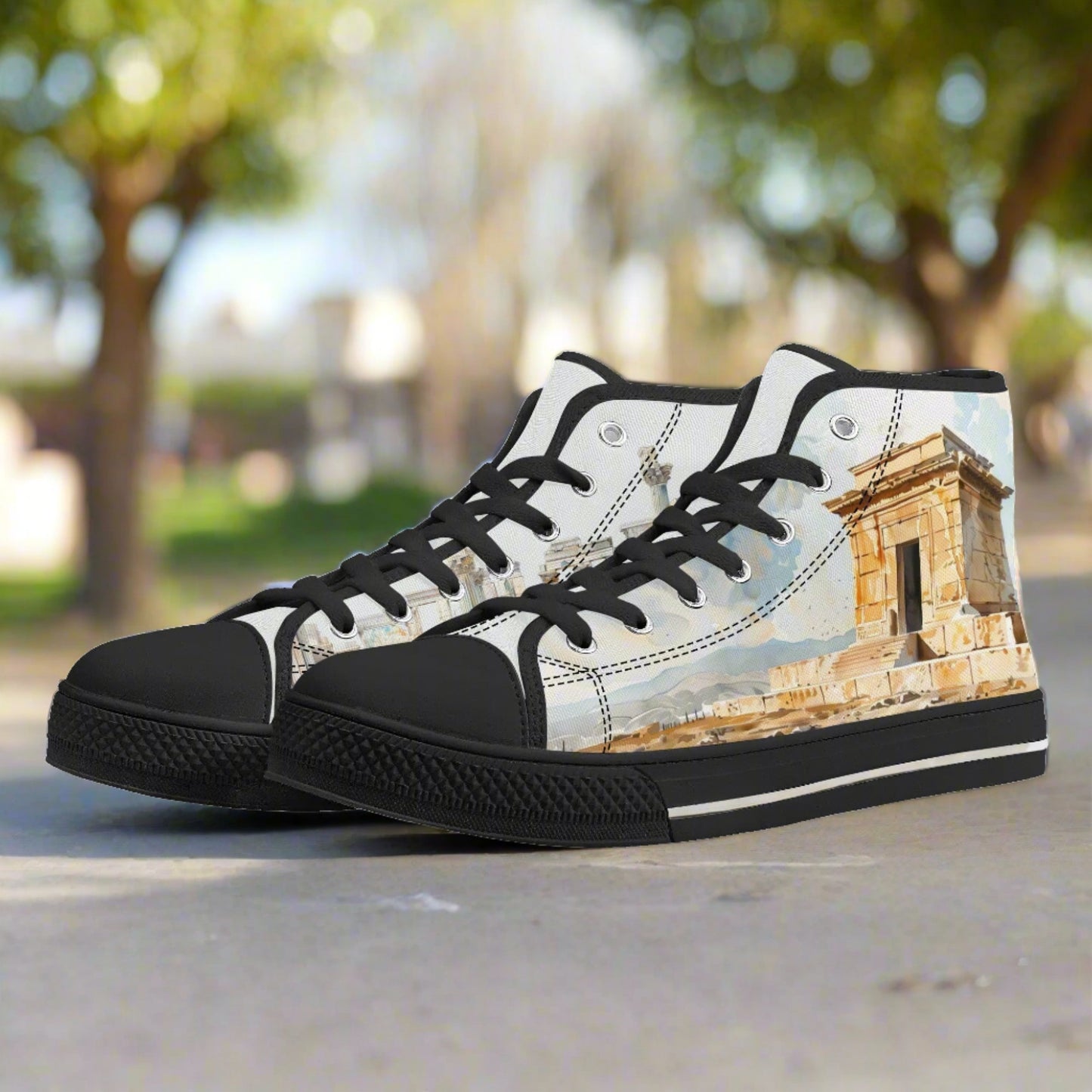 Persian Heritage High Top Canvas Shoes - Men