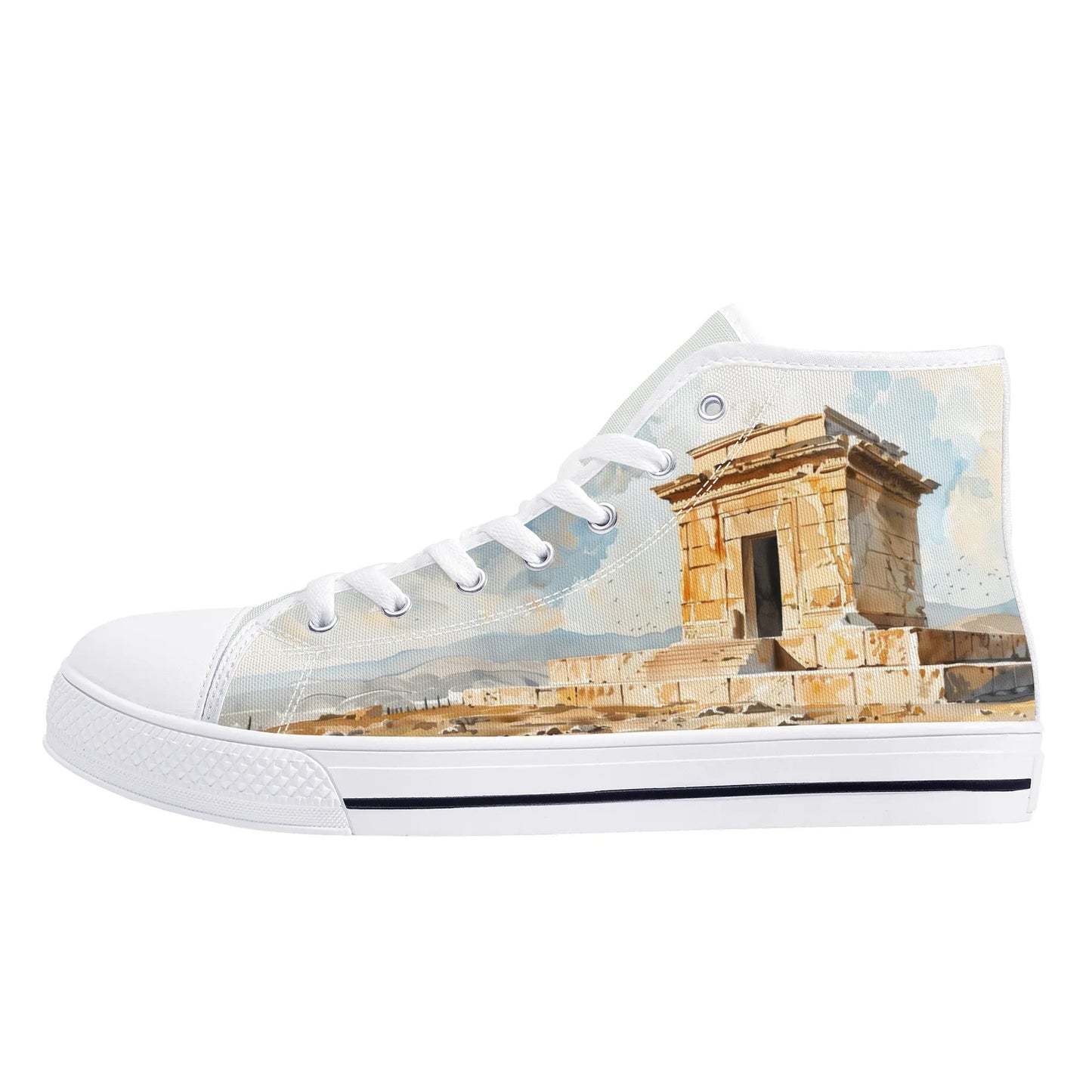 Persian Heritage High Top Canvas Shoes - Men