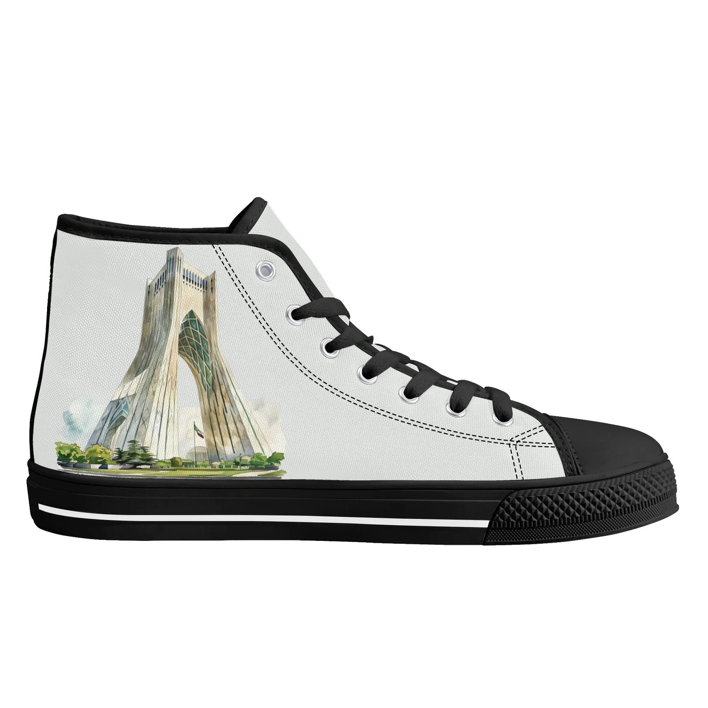 Persian Heritage High Top Canvas Shoes - Men