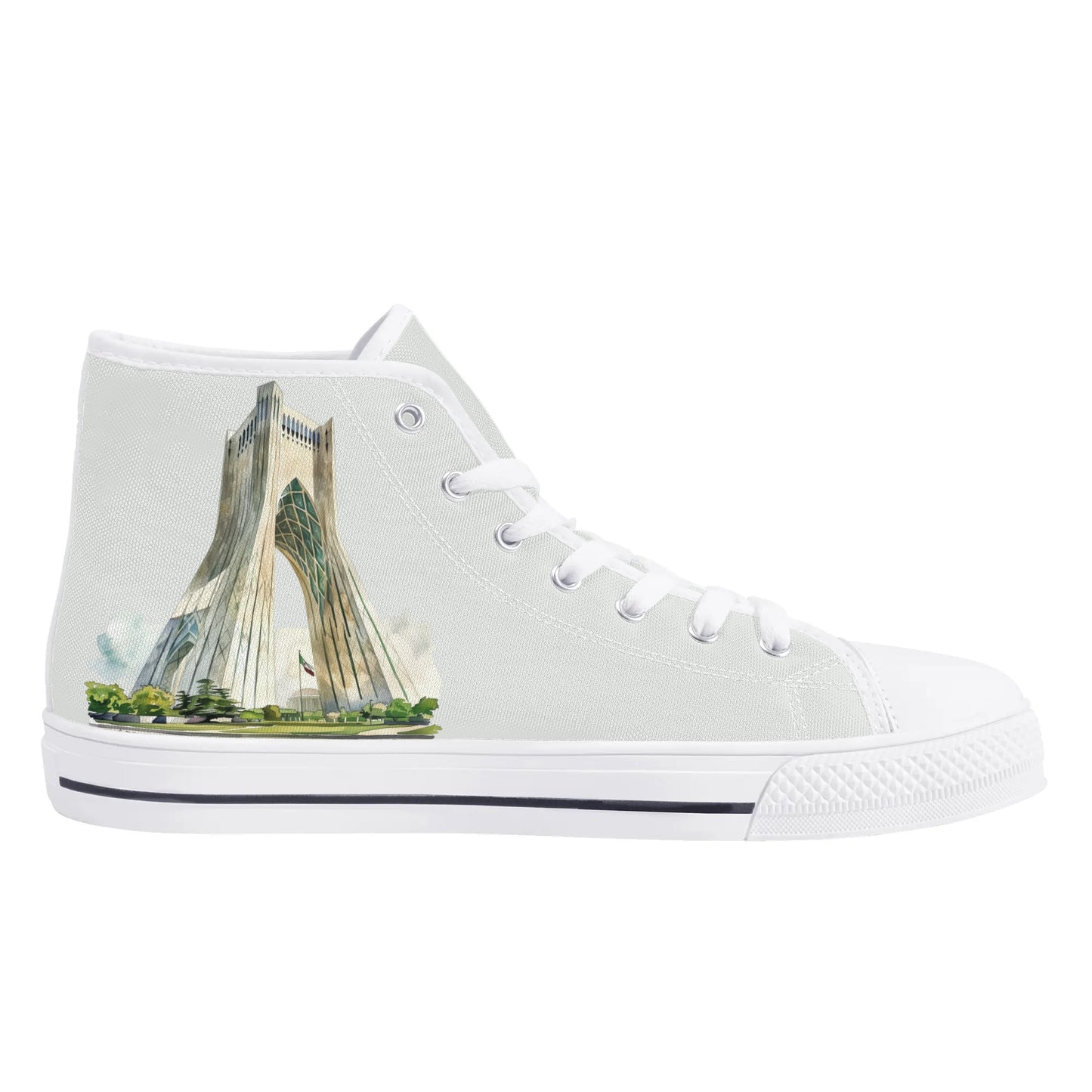 Persian Heritage High Top Canvas Shoes - Men