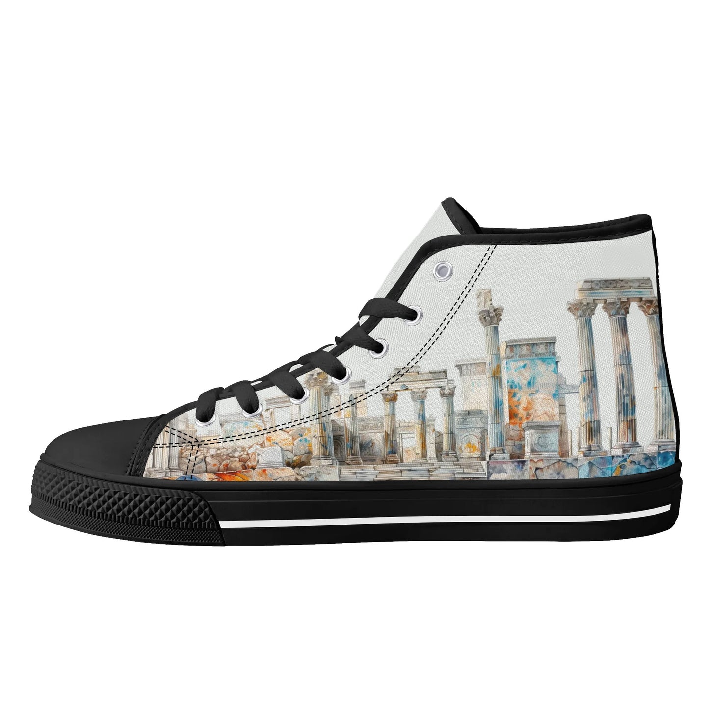 Persian Heritage High Top Canvas Shoes - Men