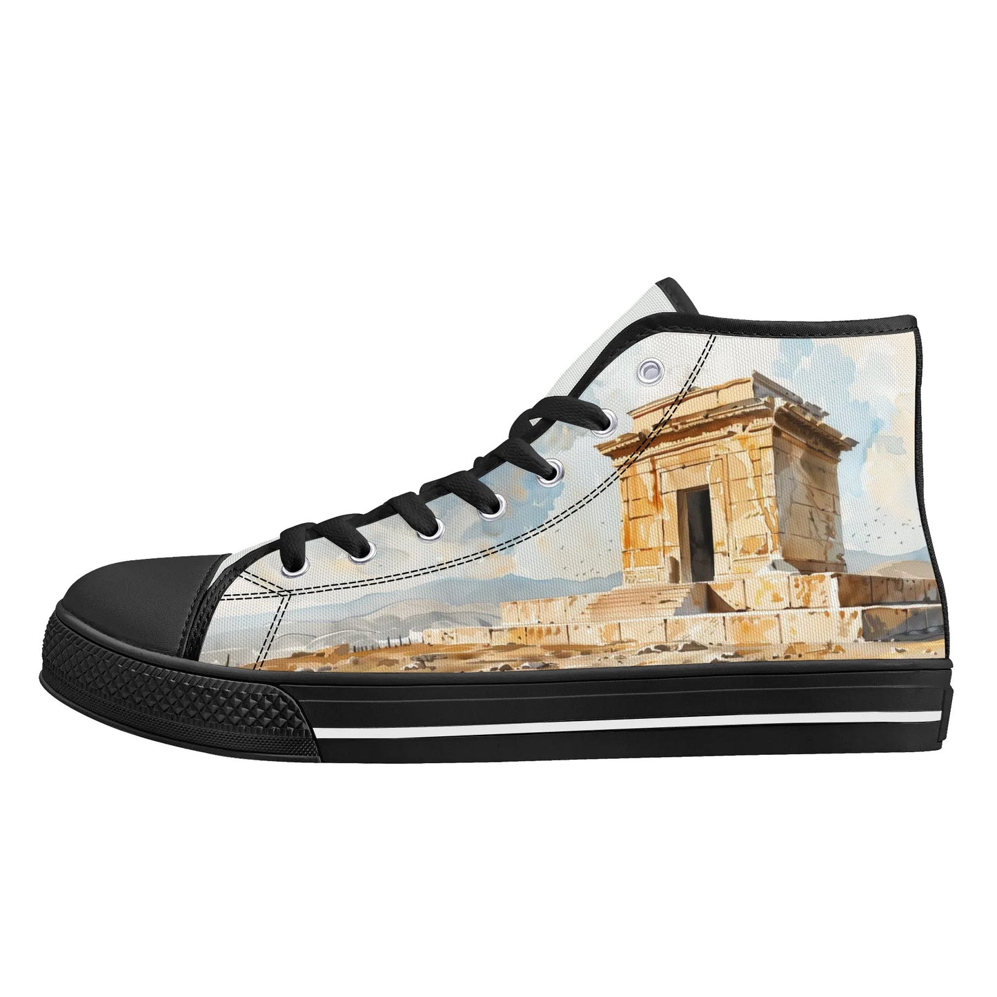 Persian Heritage High Top Canvas Shoes - Men