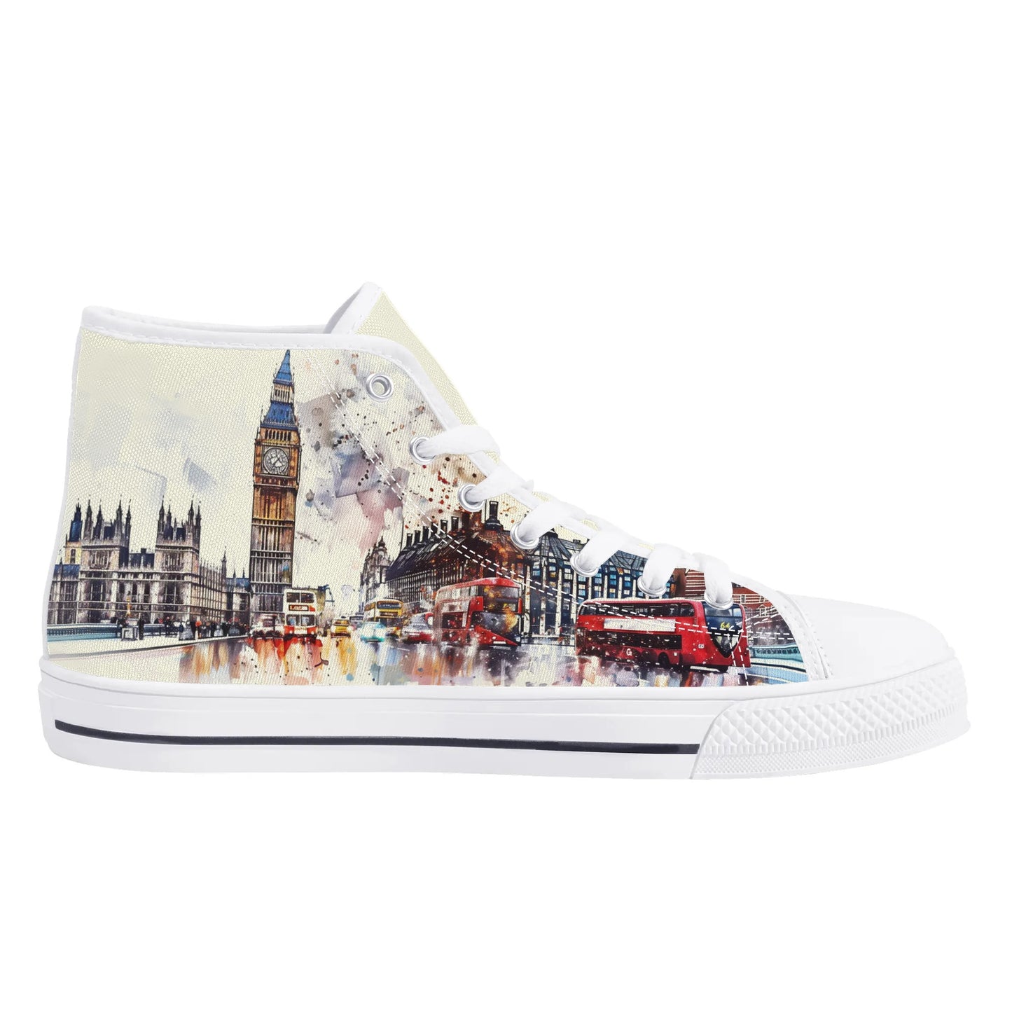 London Lights High Top Canvas Shoes - Men