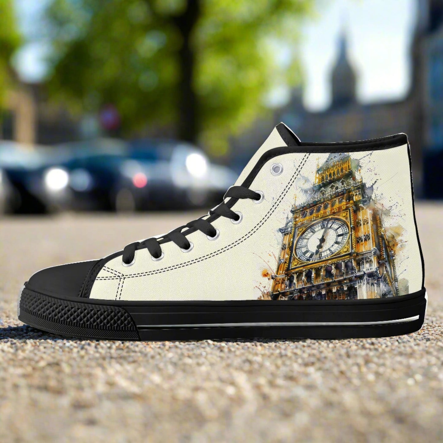 London Lights High Top Canvas Shoes - Men