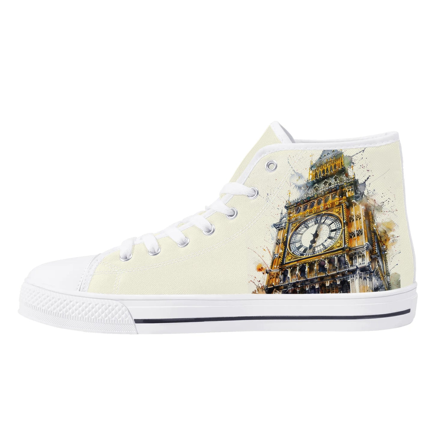 London Lights High Top Canvas Shoes - Men