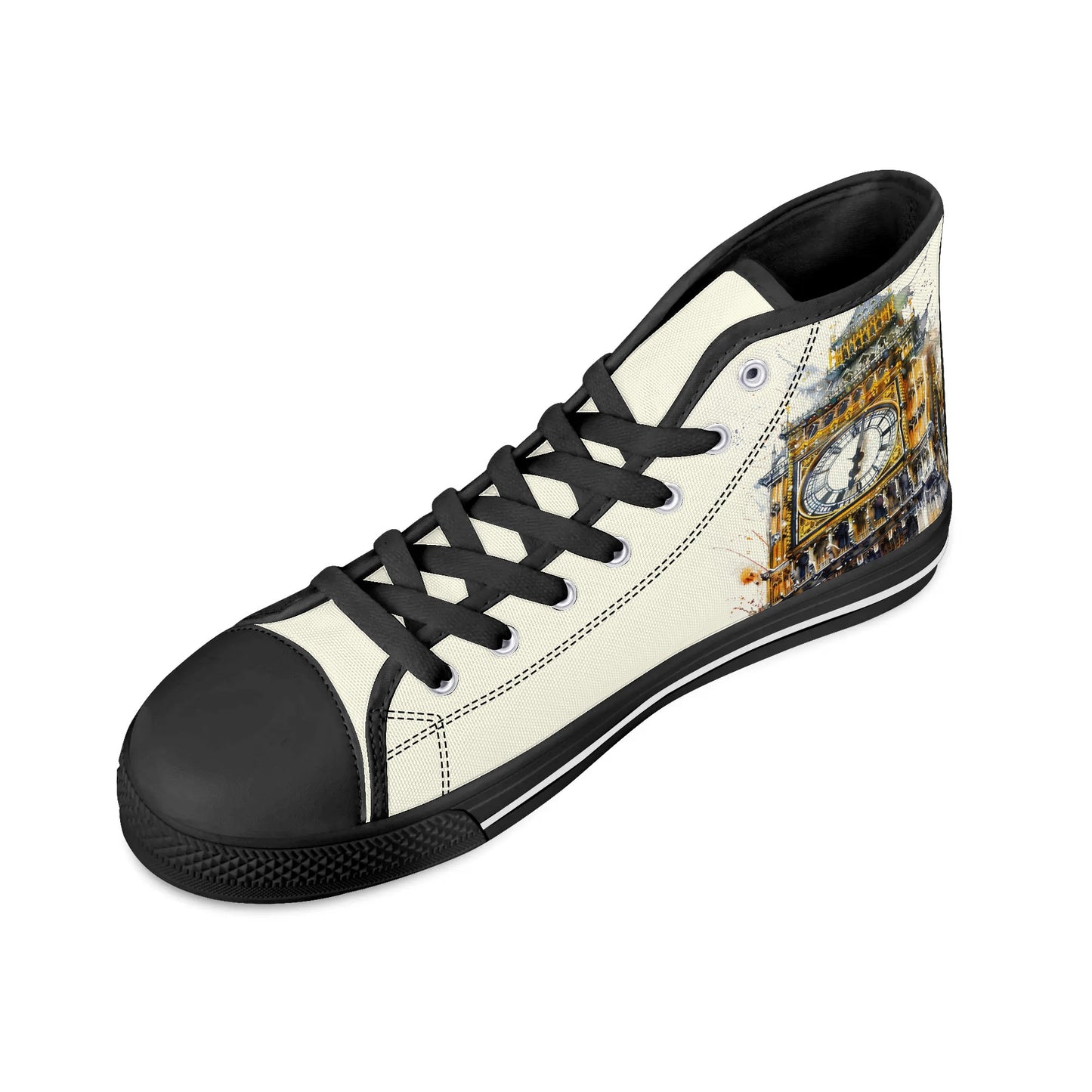 London Lights High Top Canvas Shoes - Men