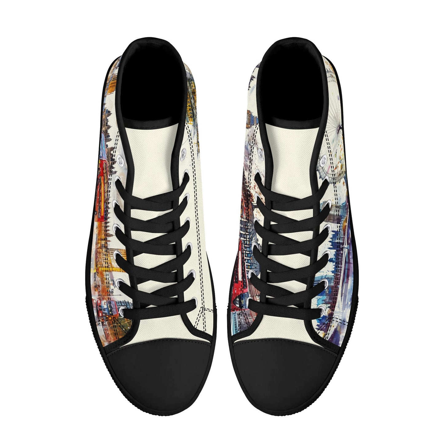 London Lights High Top Canvas Shoes - Men