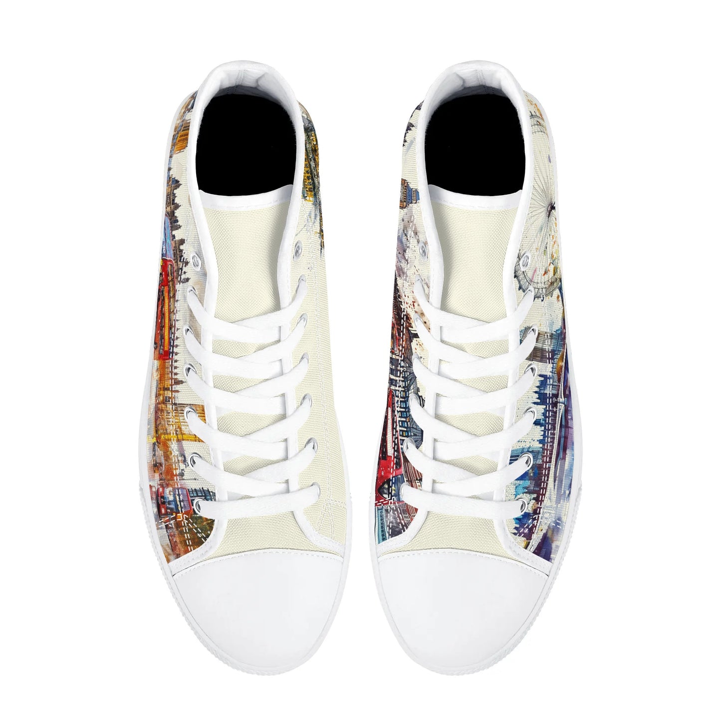 London Lights High Top Canvas Shoes - Men