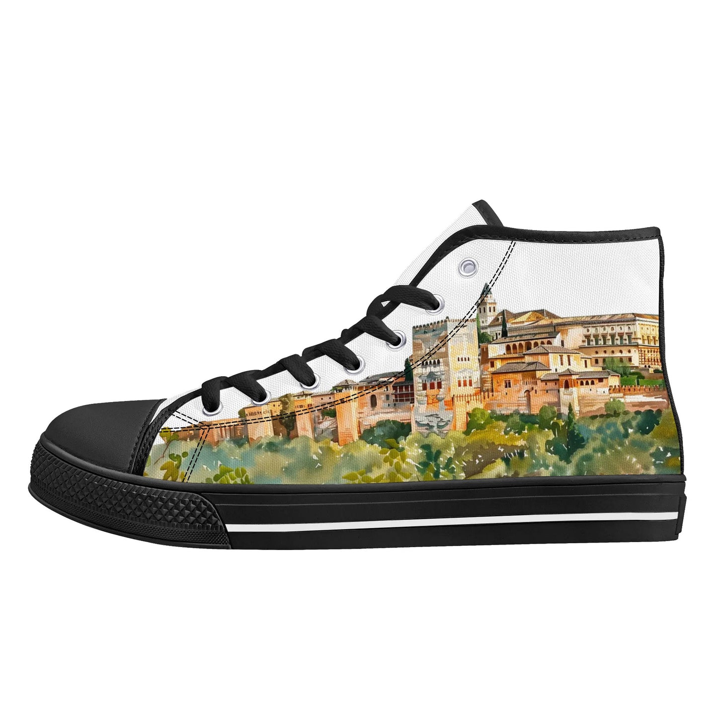 Spain Heritage High Top Canvas Shoes - Women