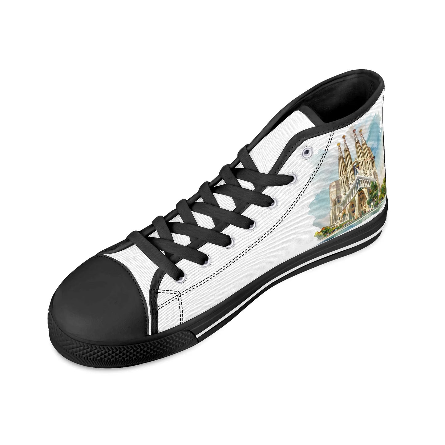 Spain Heritage High Top Canvas Shoes - Women