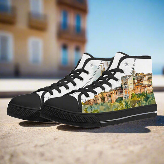 Spain Heritage High Top Canvas Shoes - Men