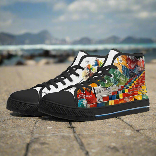 Rio Escadaria High Top Canvas Shoes - Men