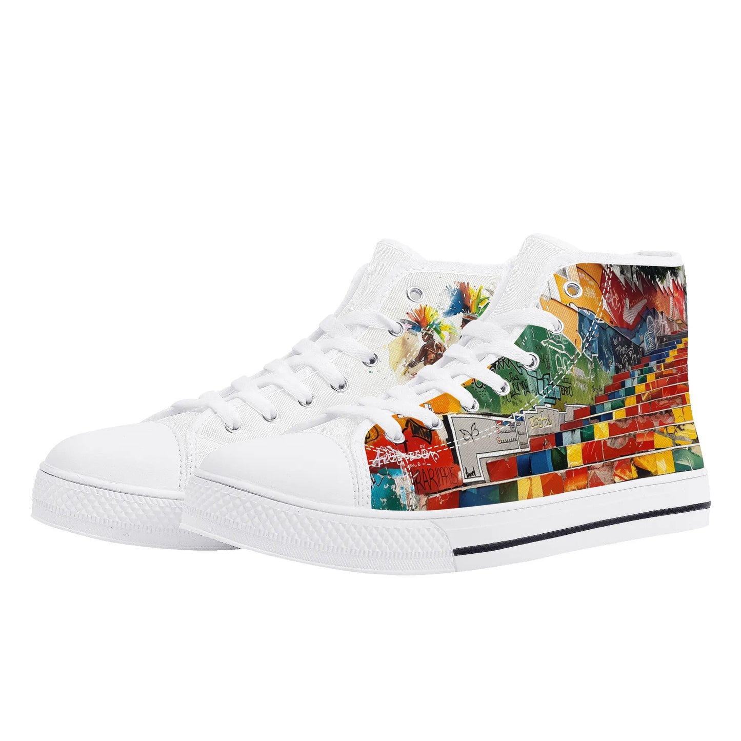 Rio Escadaria High Top Canvas Shoes - Women