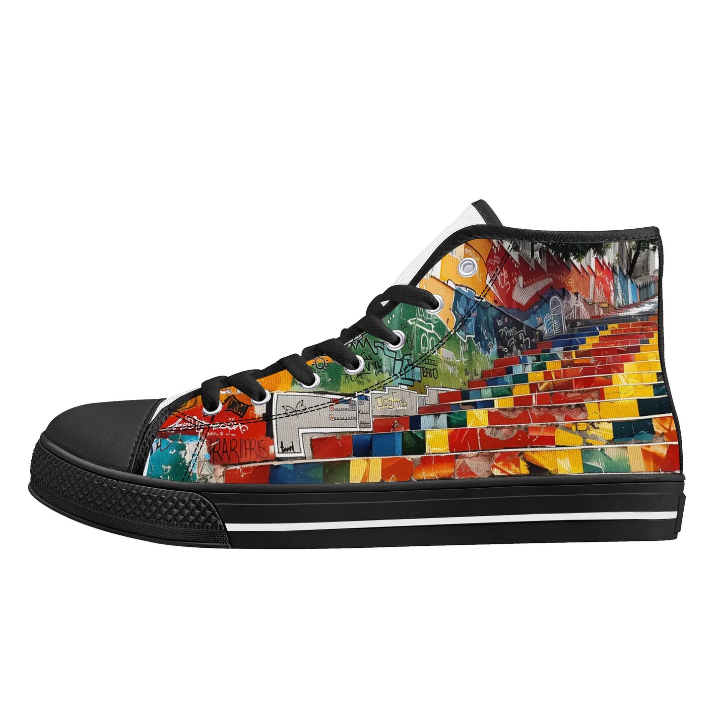 Rio Escadaria High Top Canvas Shoes - Women