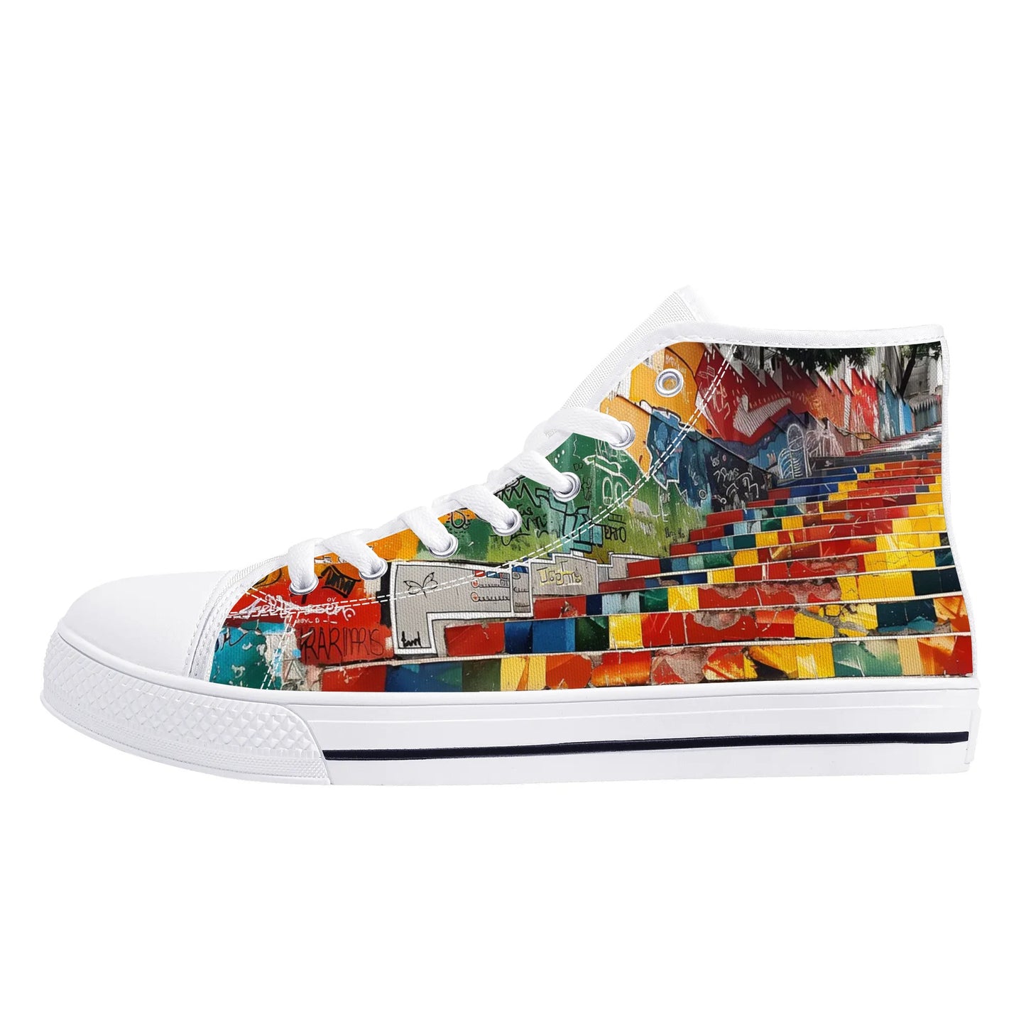 Rio Escadaria High Top Canvas Shoes - Women