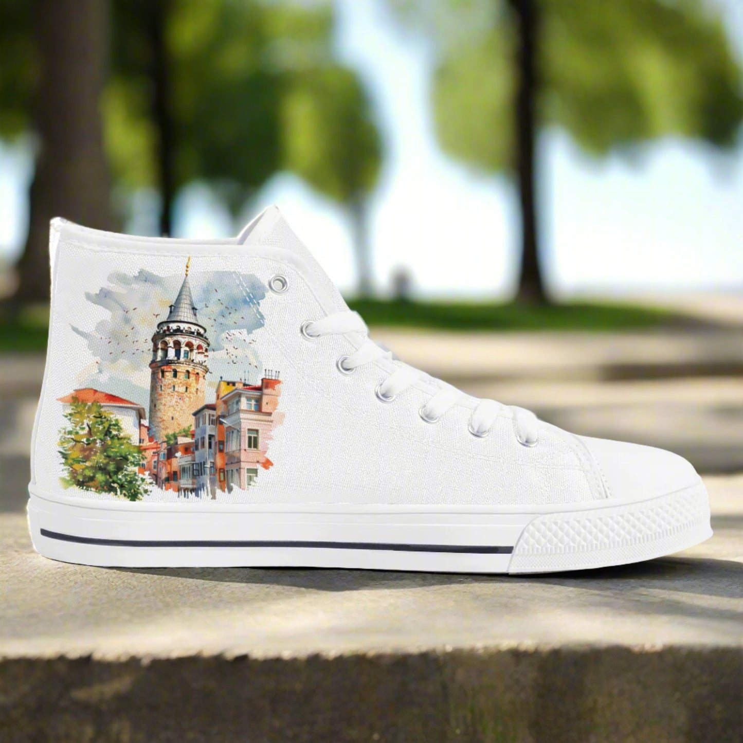 Bosphorus Breeze High Top Canvas Shoes - Women