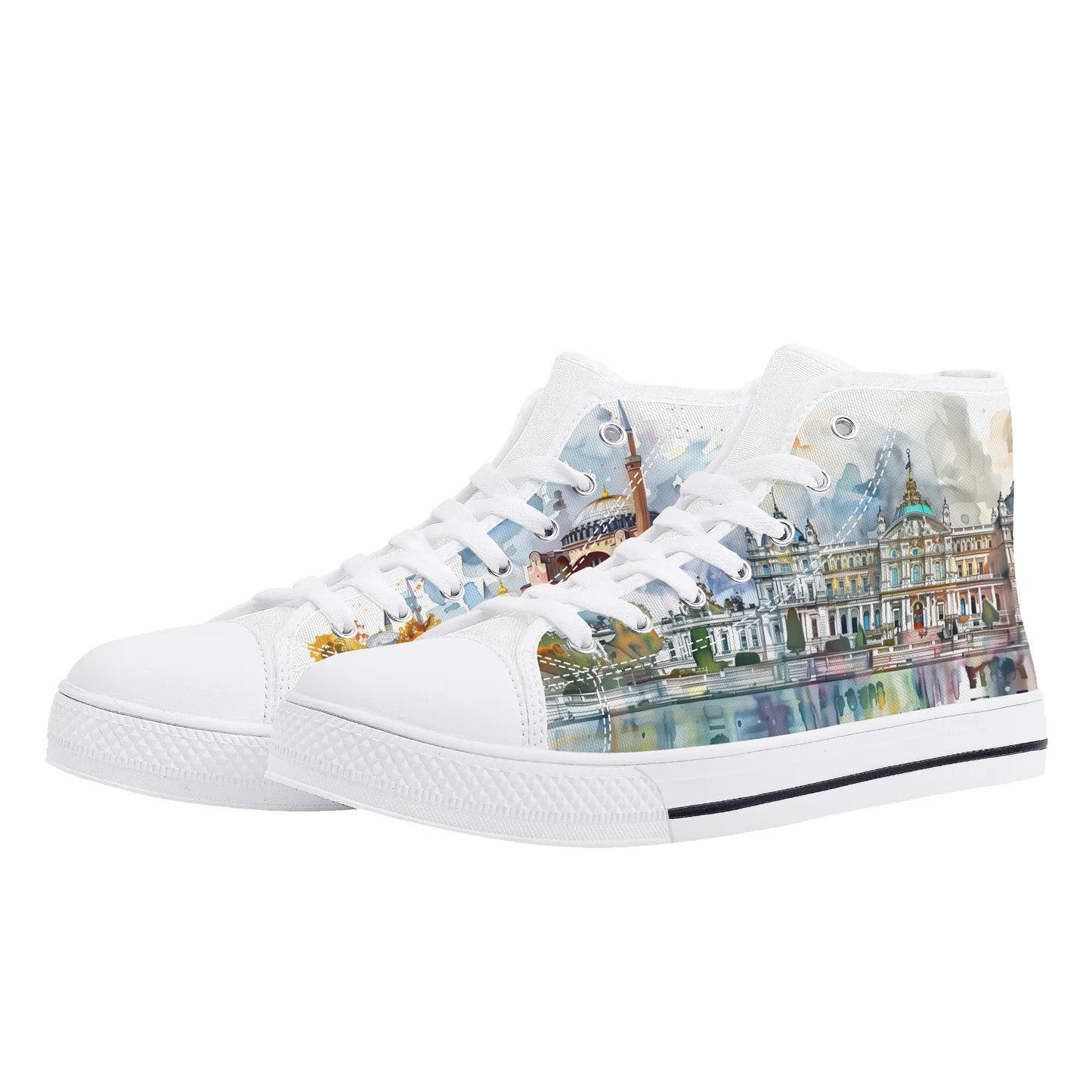 Bosphorus Breeze High Top Canvas Shoes - Women