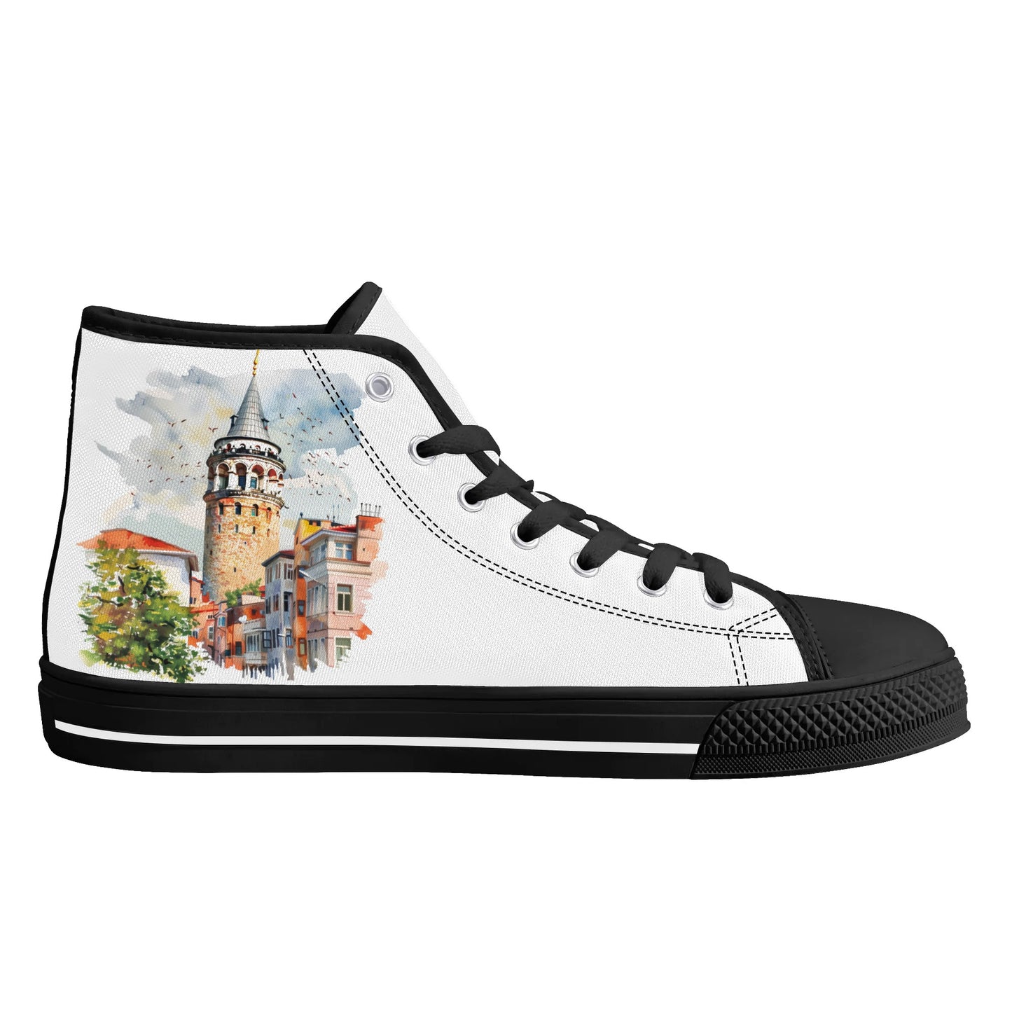 Bosphorus Breeze High Top Canvas Shoes - Women