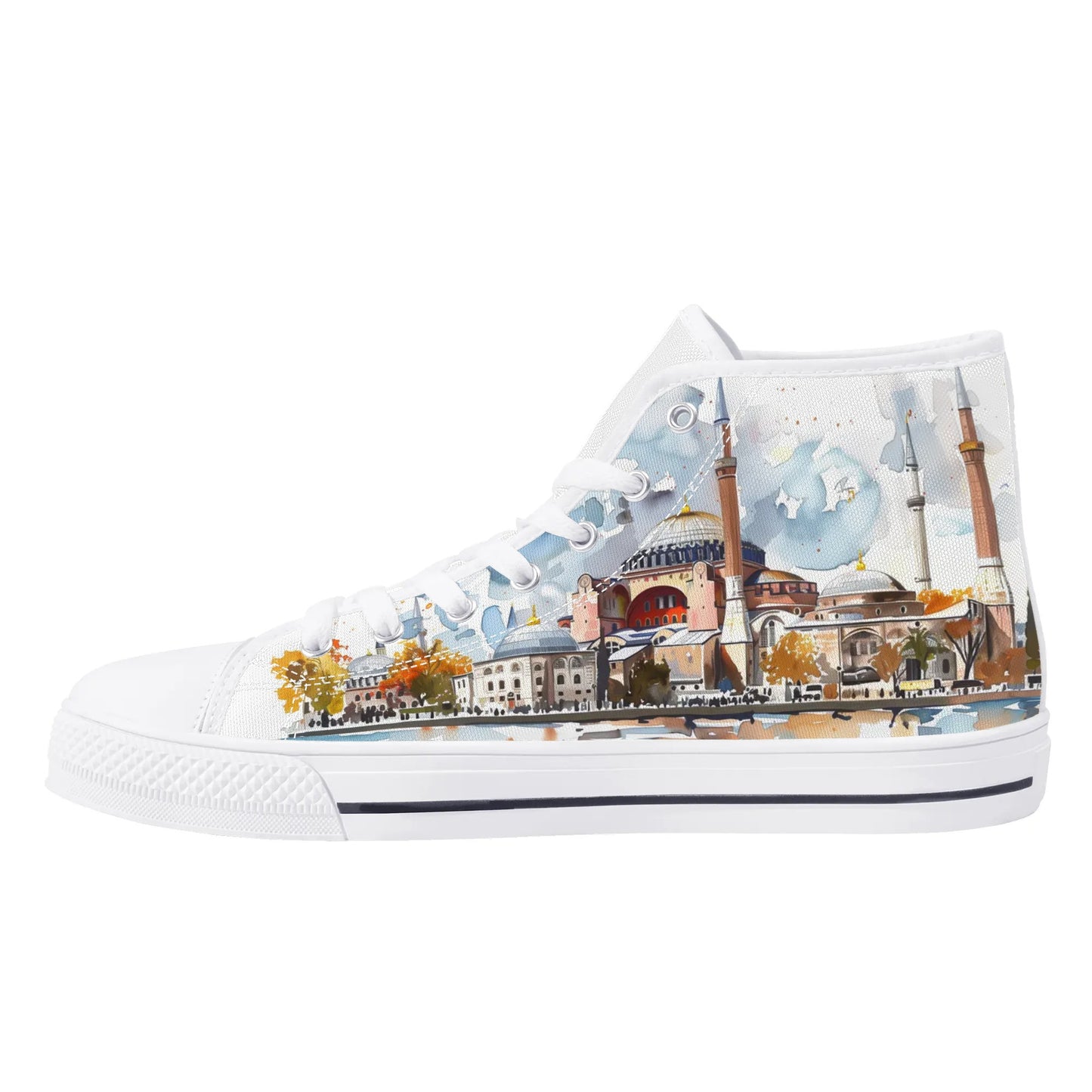 Bosphorus Breeze High Top Canvas Shoes - Women