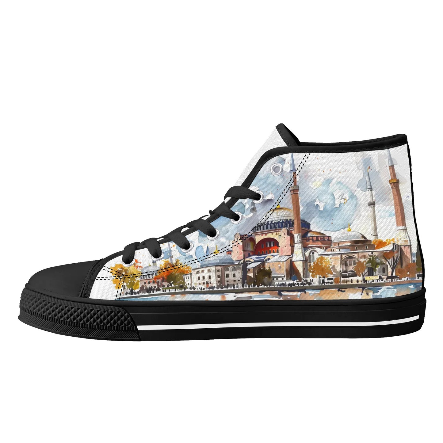 Bosphorus Breeze High Top Canvas Shoes - Women