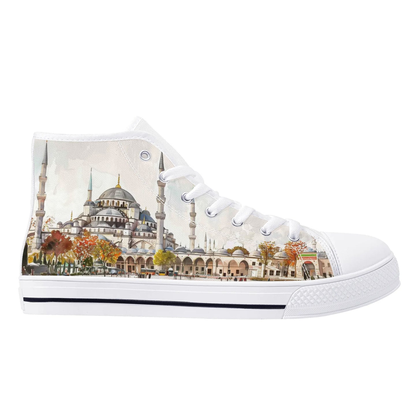 Bosphorus Breeze High Top Canvas Shoes - Women