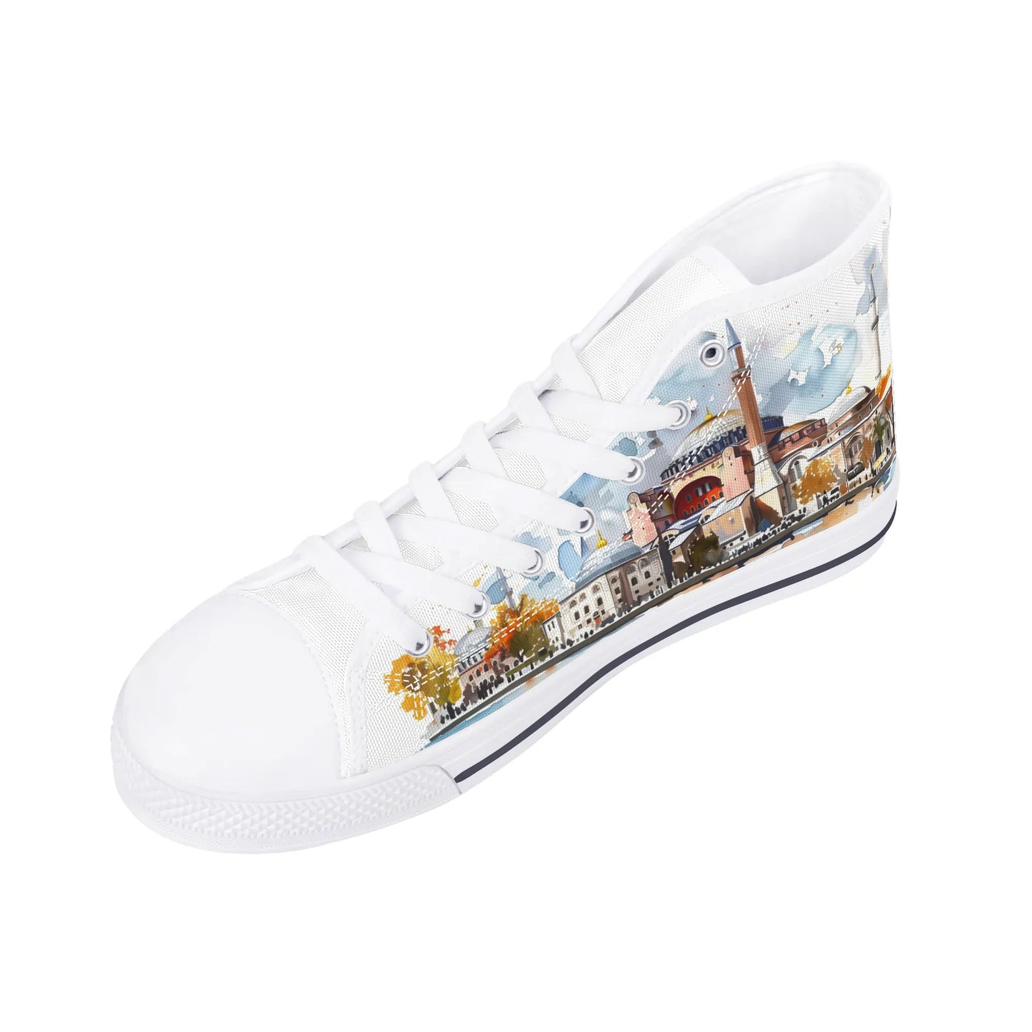 Bosphorus Breeze High Top Canvas Shoes - Women