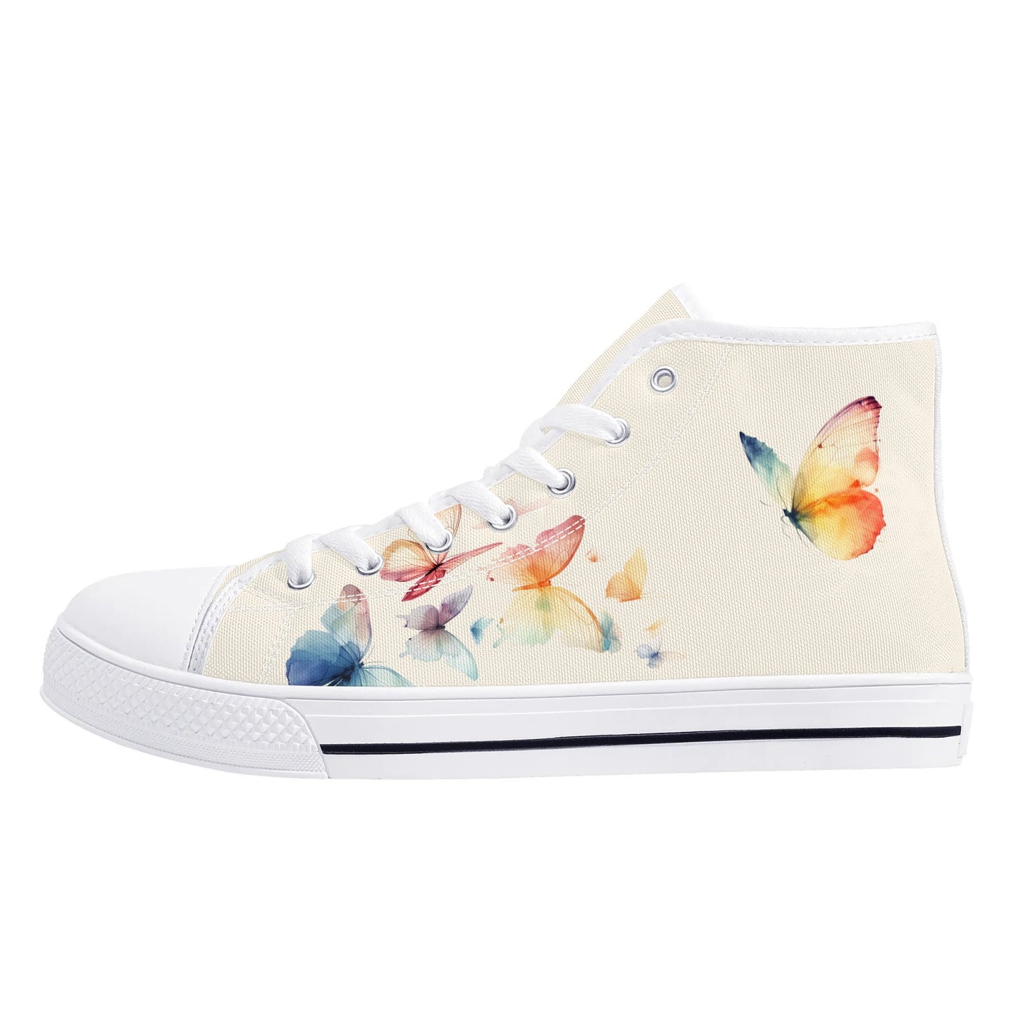 Butterfly Breeze High Top Canvas Shoes - Women