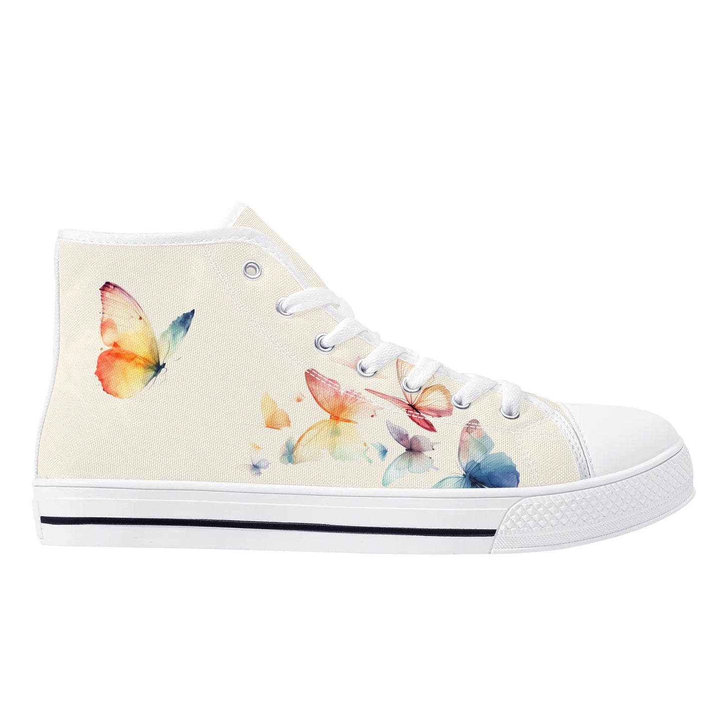 Butterfly Breeze High Top Canvas Shoes - Women