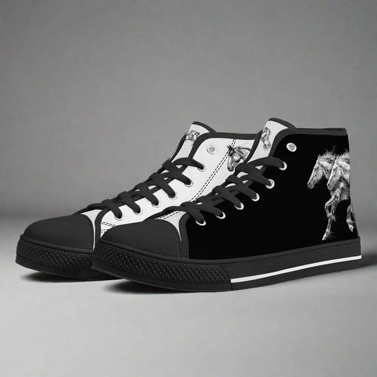 Shadow Stallion High Top Canvas Shoes - Men