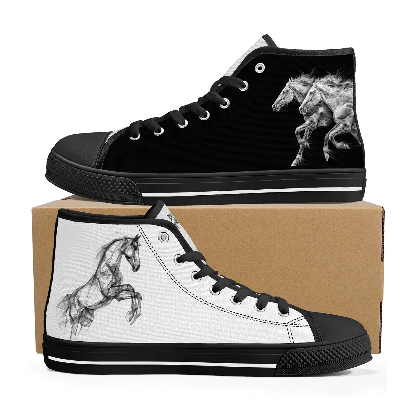 Shadow Stallion High Top Canvas Shoes - Men