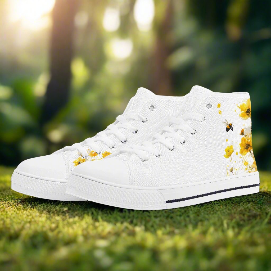 Blossom Buzz High Top Canvas Shoe - Women