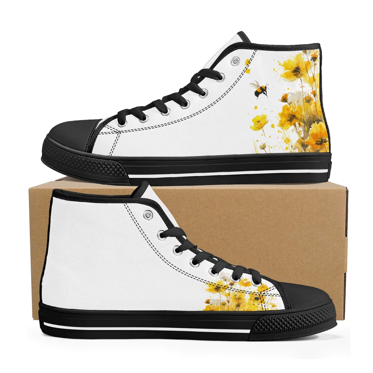 Blossom Buzz High Top Canvas Shoe - Women