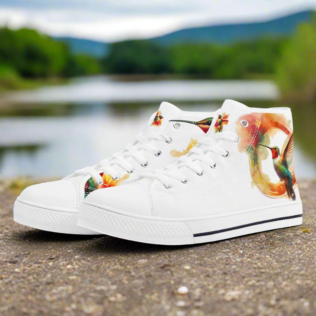 Wings of Color High Top Canvas Shoes - Women