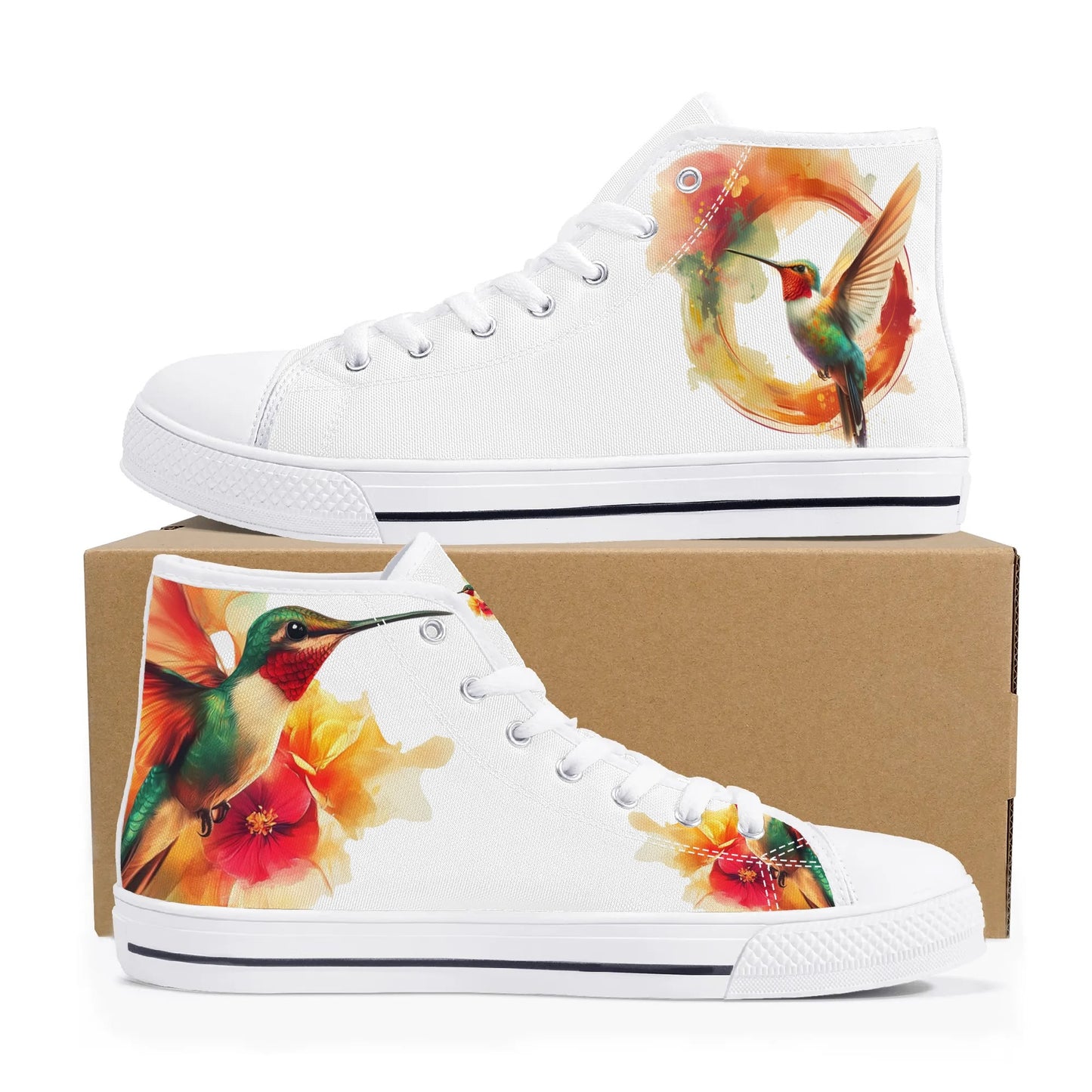 Wings of Color High Top Canvas Shoes - Women