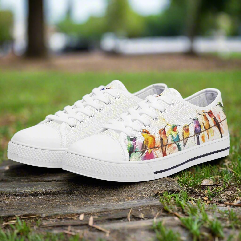 Hummingbird Serenade Low Top Canvas Shoes - Women