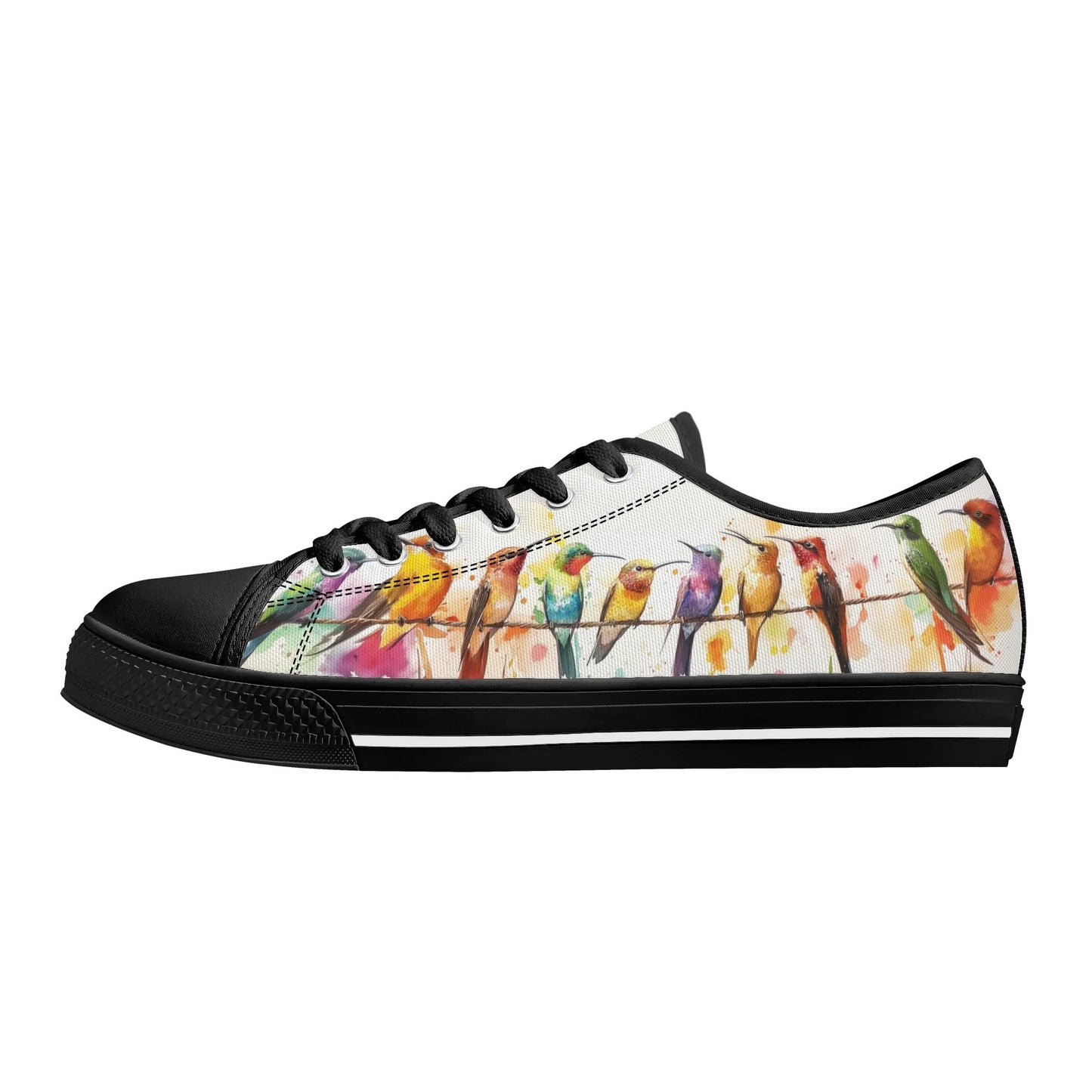 Hummingbird Serenade Low Top Canvas Shoes - Women