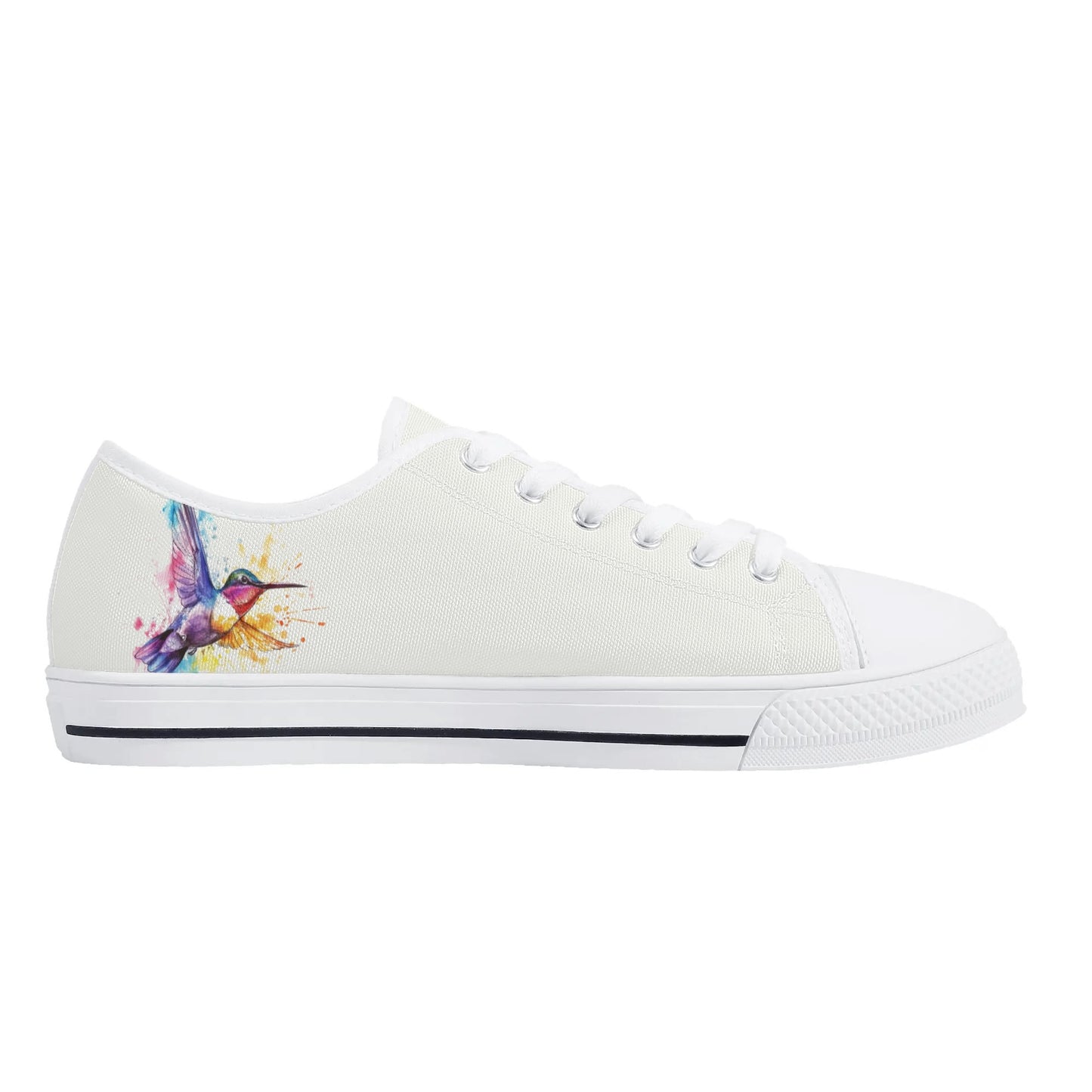 Hummingbird Serenade Low Top Canvas Shoes - Women