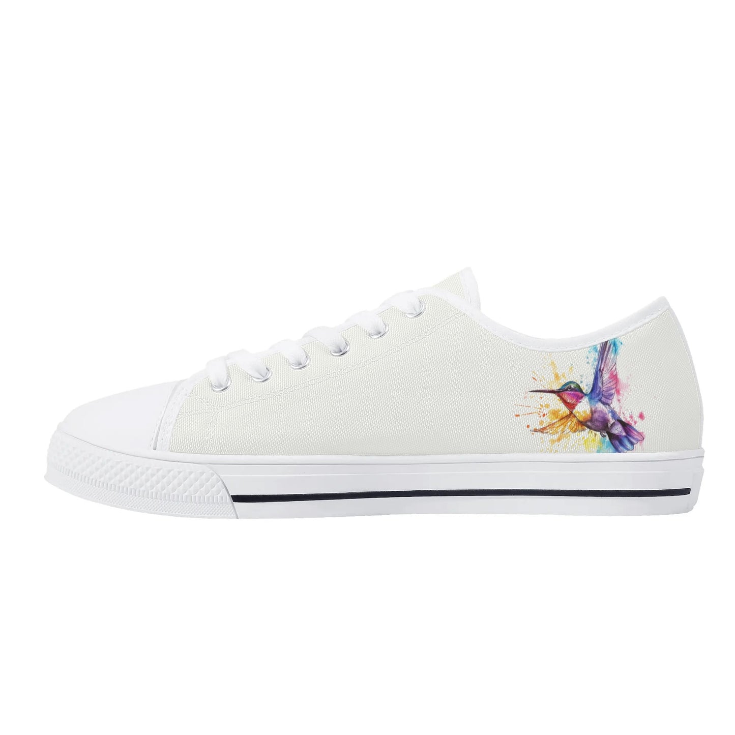 Hummingbird Serenade Low Top Canvas Shoes - Women