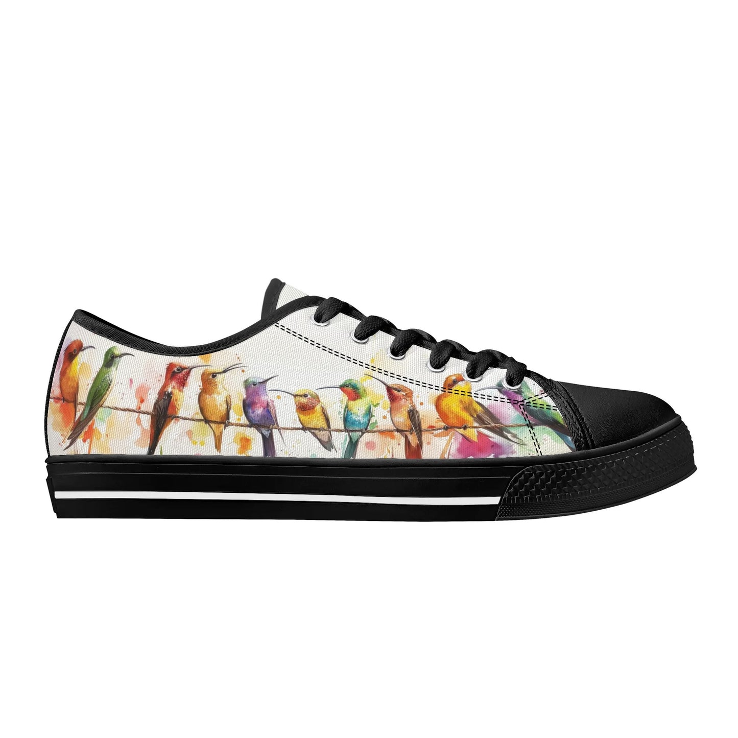 Hummingbird Serenade Low Top Canvas Shoes - Women