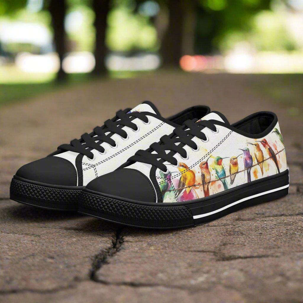 Hummingbird Serenade Low Top Canvas Shoes - Women