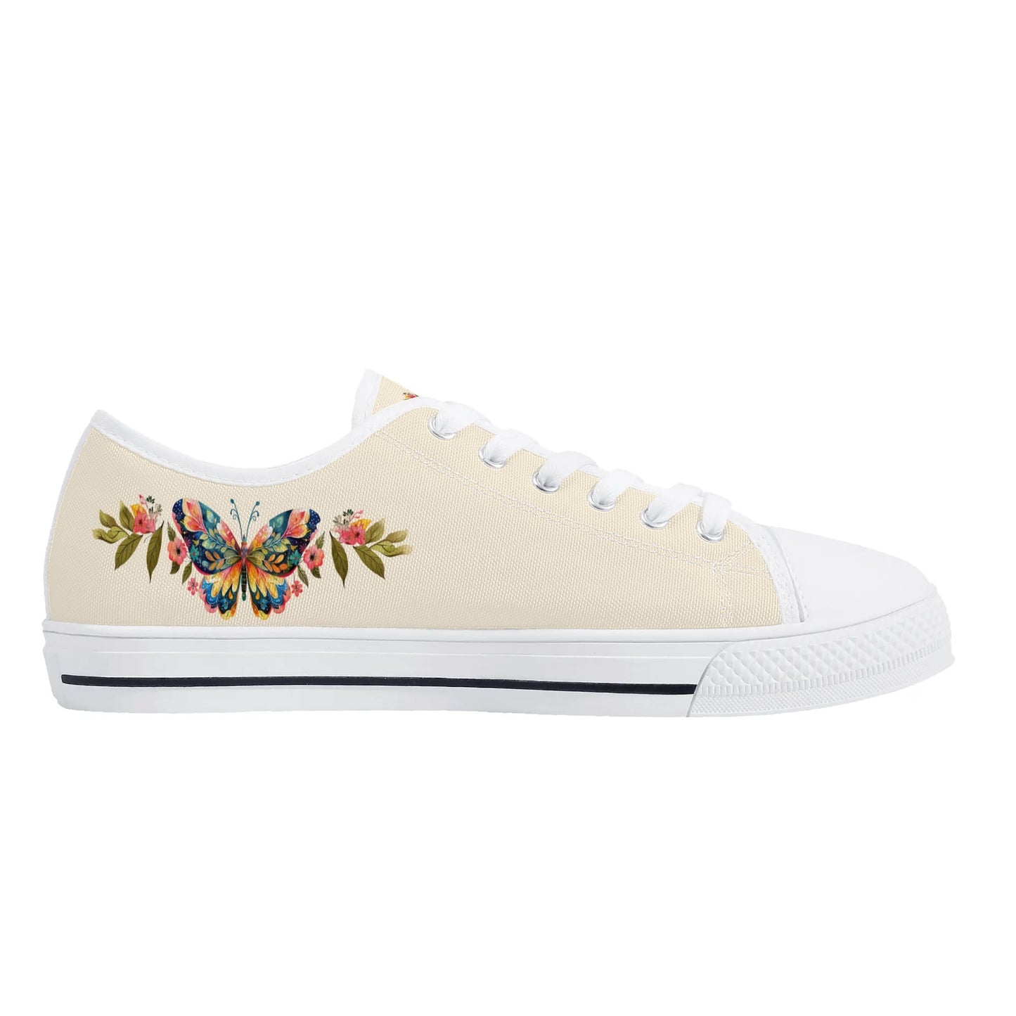 Butterfly Breeze Low Top Canvas Shoes - Women