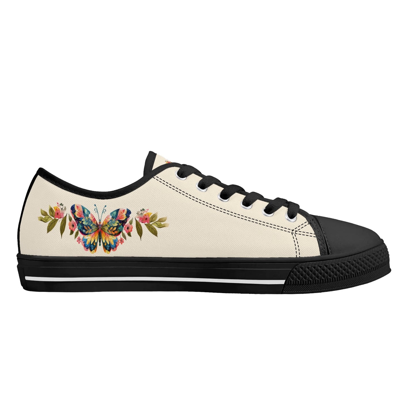 Butterfly Breeze Low Top Canvas Shoes - Women