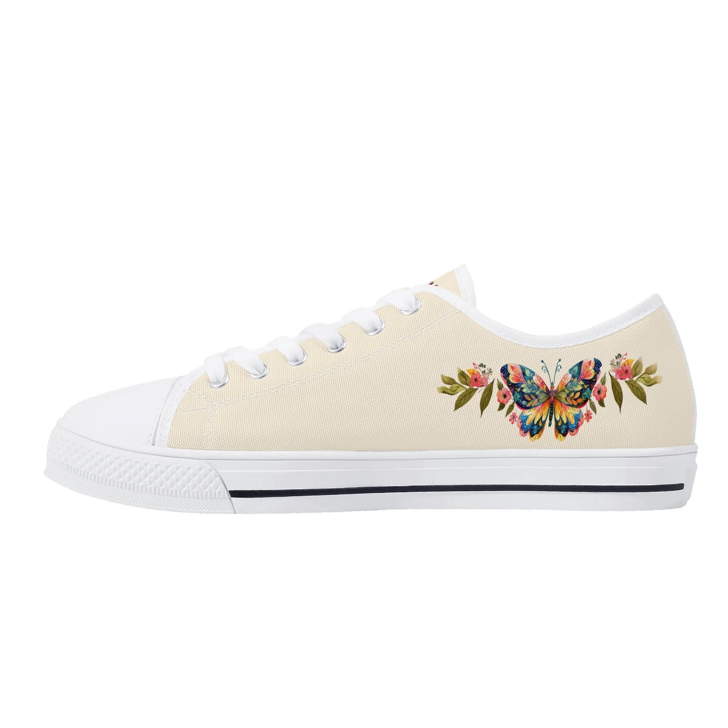 Butterfly Breeze Low Top Canvas Shoes - Women