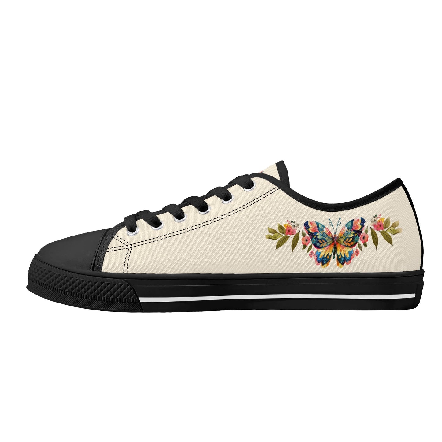 Butterfly Breeze Low Top Canvas Shoes - Women