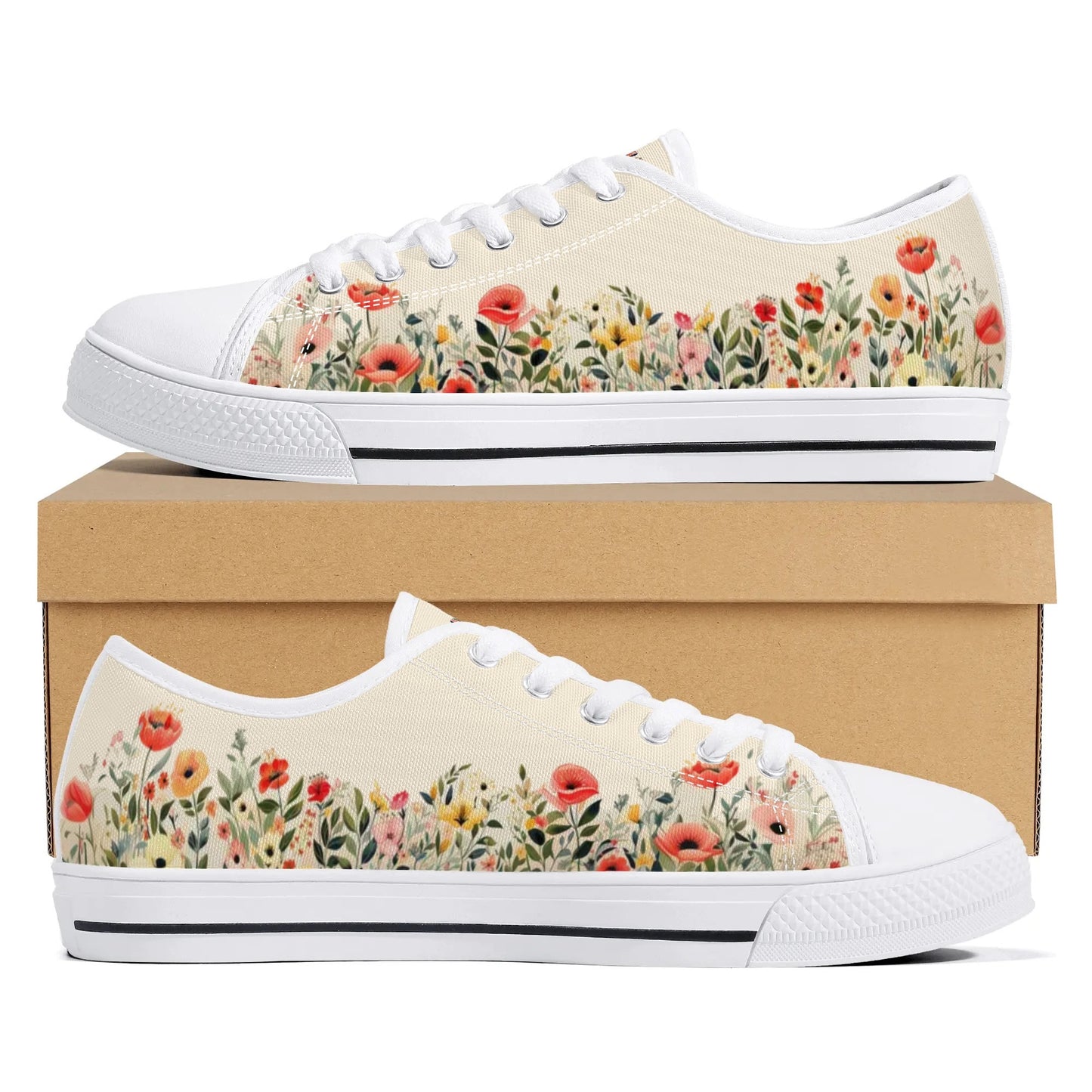 Butterfly Breeze Low Top Canvas Shoes - Women