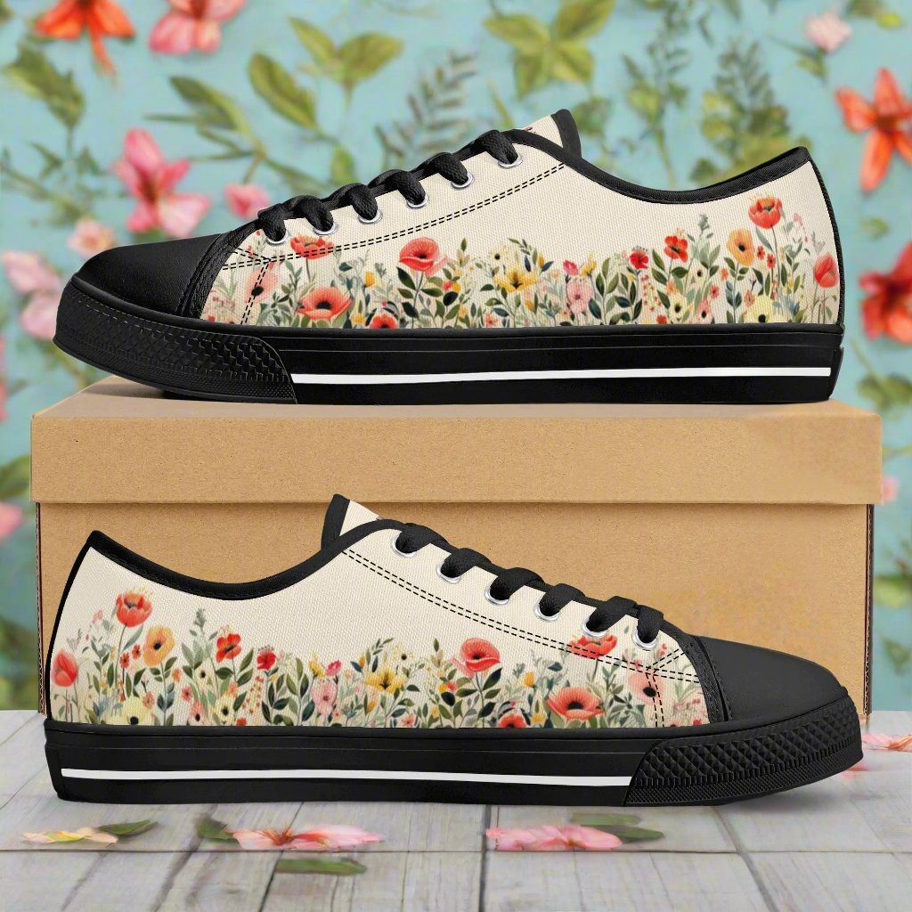 Butterfly Breeze Low Top Canvas Shoes - Women