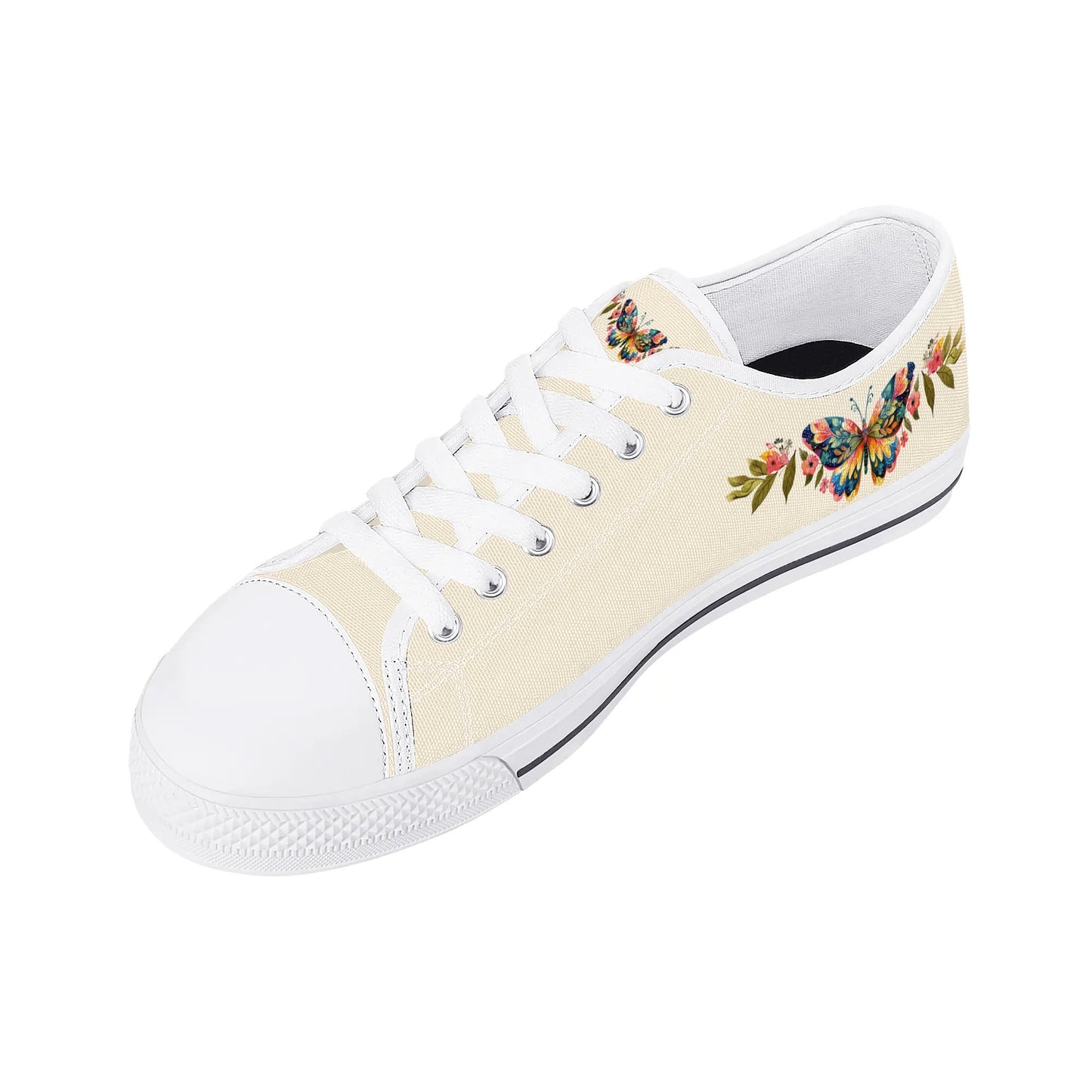 Butterfly Breeze Low Top Canvas Shoes - Women